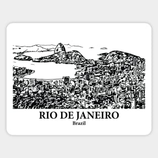 Rio de Janeiro - Brazil Magnet
